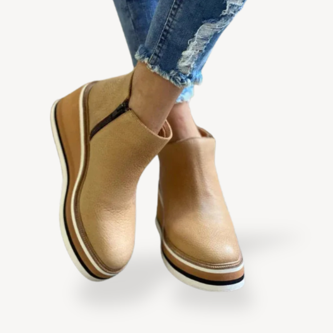 Women's Orthopedic Ankle Wedge Boots