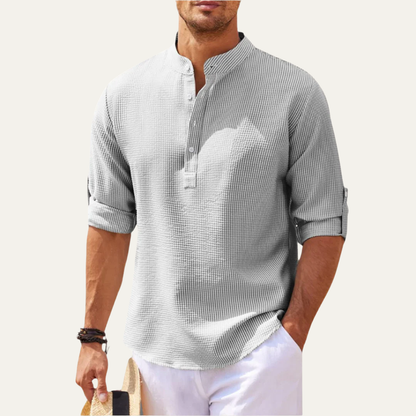 Men’s Textured Popover Shirt