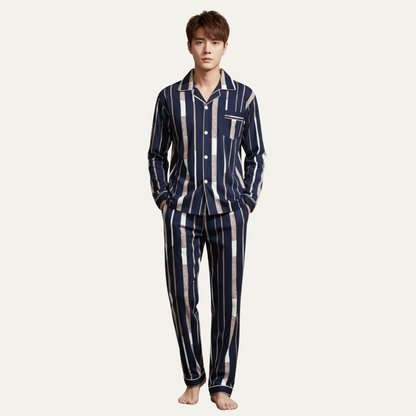 Men’s Classic Long Sleeve Pajama Set