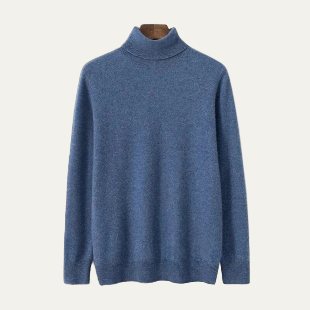 Men’s Smooth Knit Turtleneck Pullover