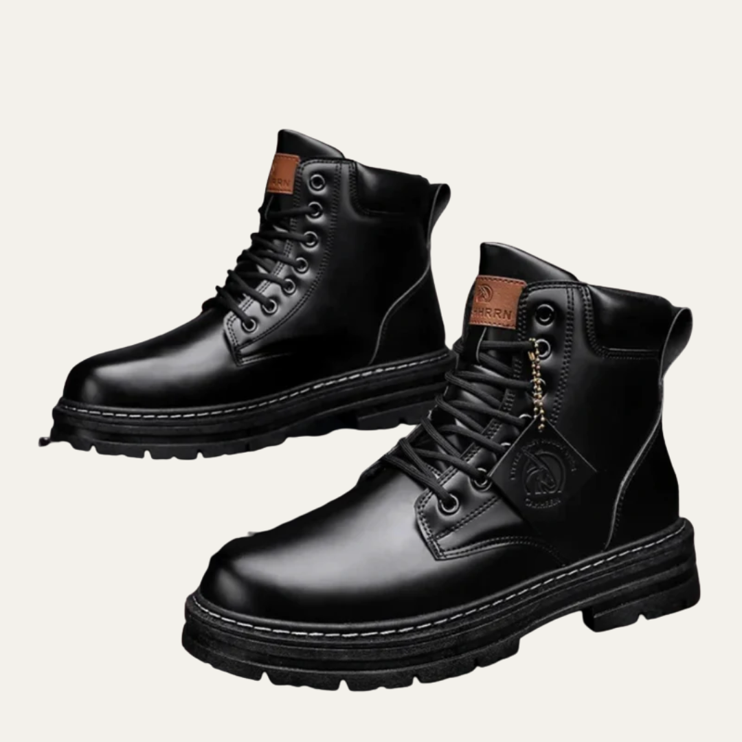 Men’s Rugged Matte Lace Up Ankle Boots
