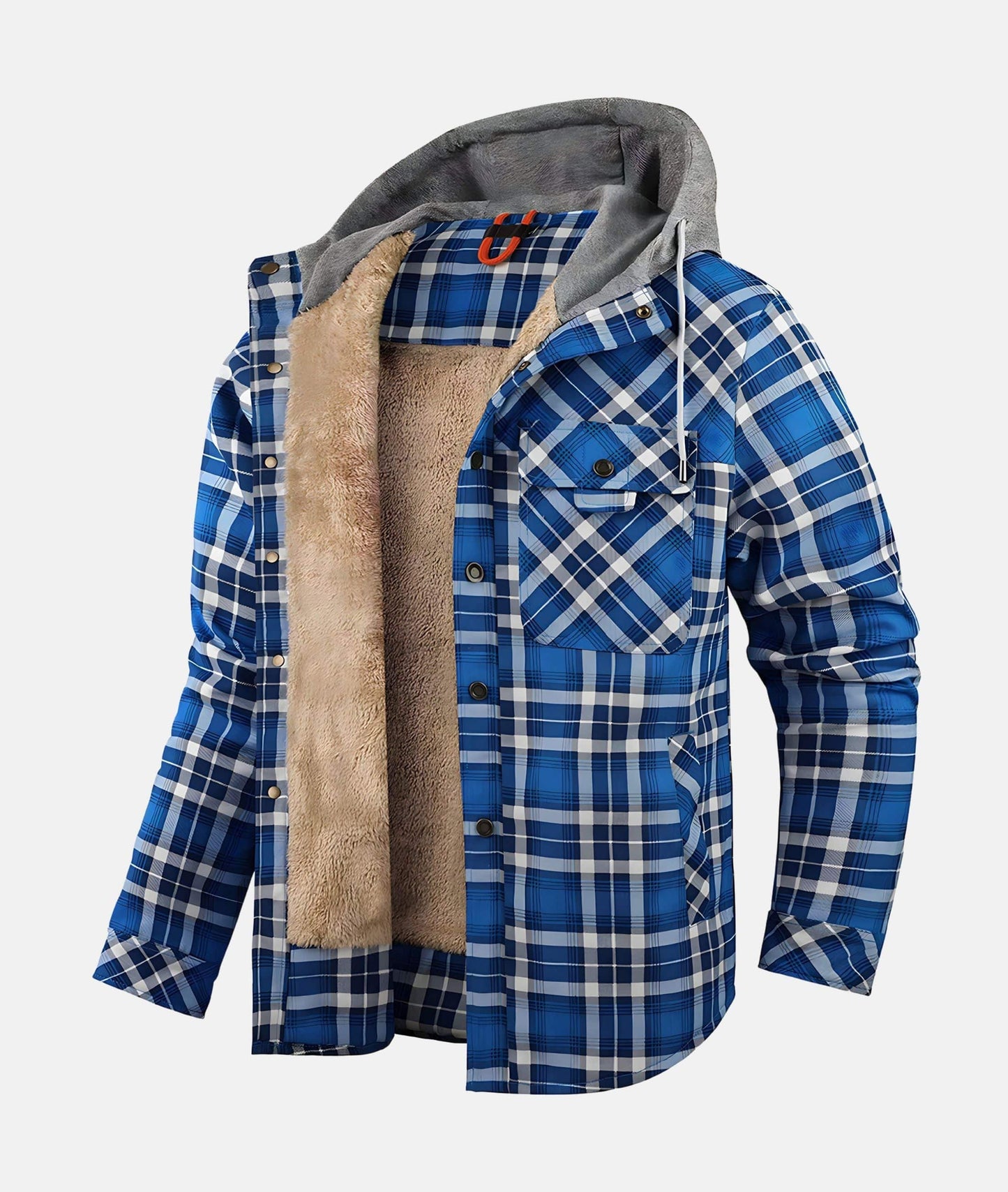Warm Winter Flannel Jacket for Men