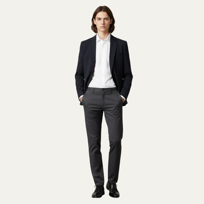 Men’s Tailored Flat Front Dress Pants