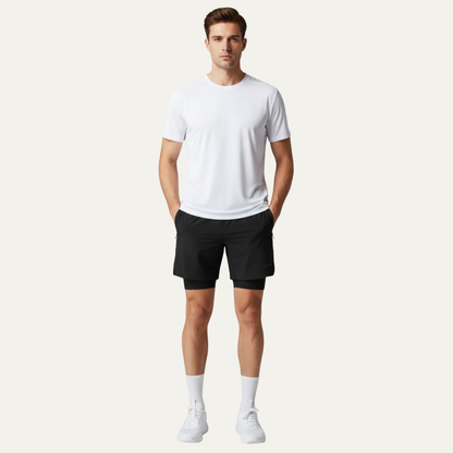 Men’s Layered Performance Training Shorts