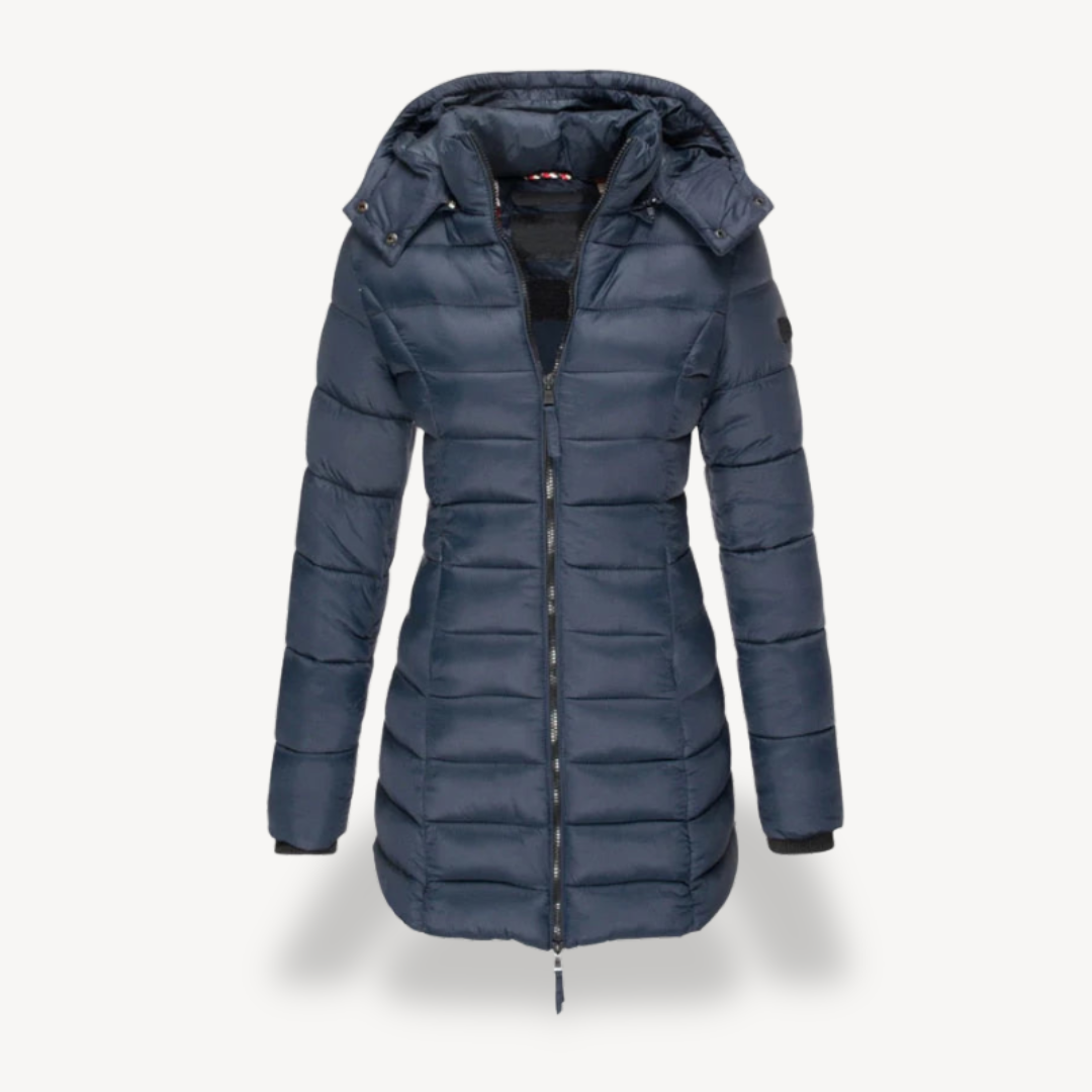 Women's Puffer Jacket with Hood