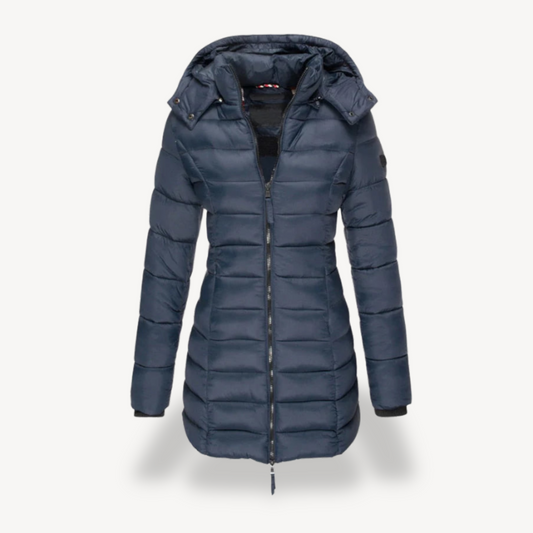 Women's Puffer Jacket with Hood