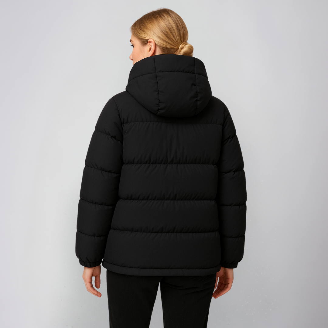 Athena | Winter Jacket - Casual Lace-Detail Outerwear for Women
