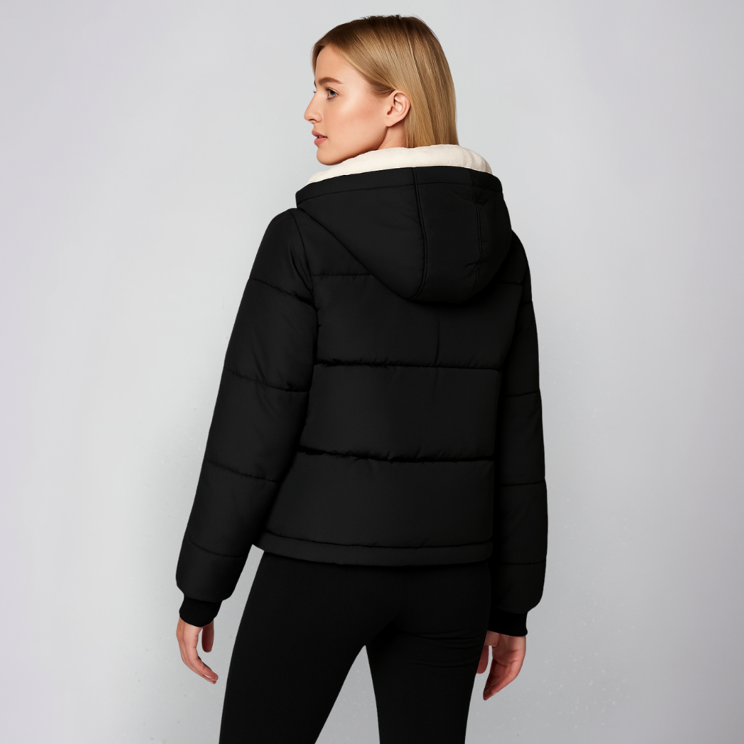Mattea | Hooded Jacket - Fleece-Lined Winter Outerwear for Women