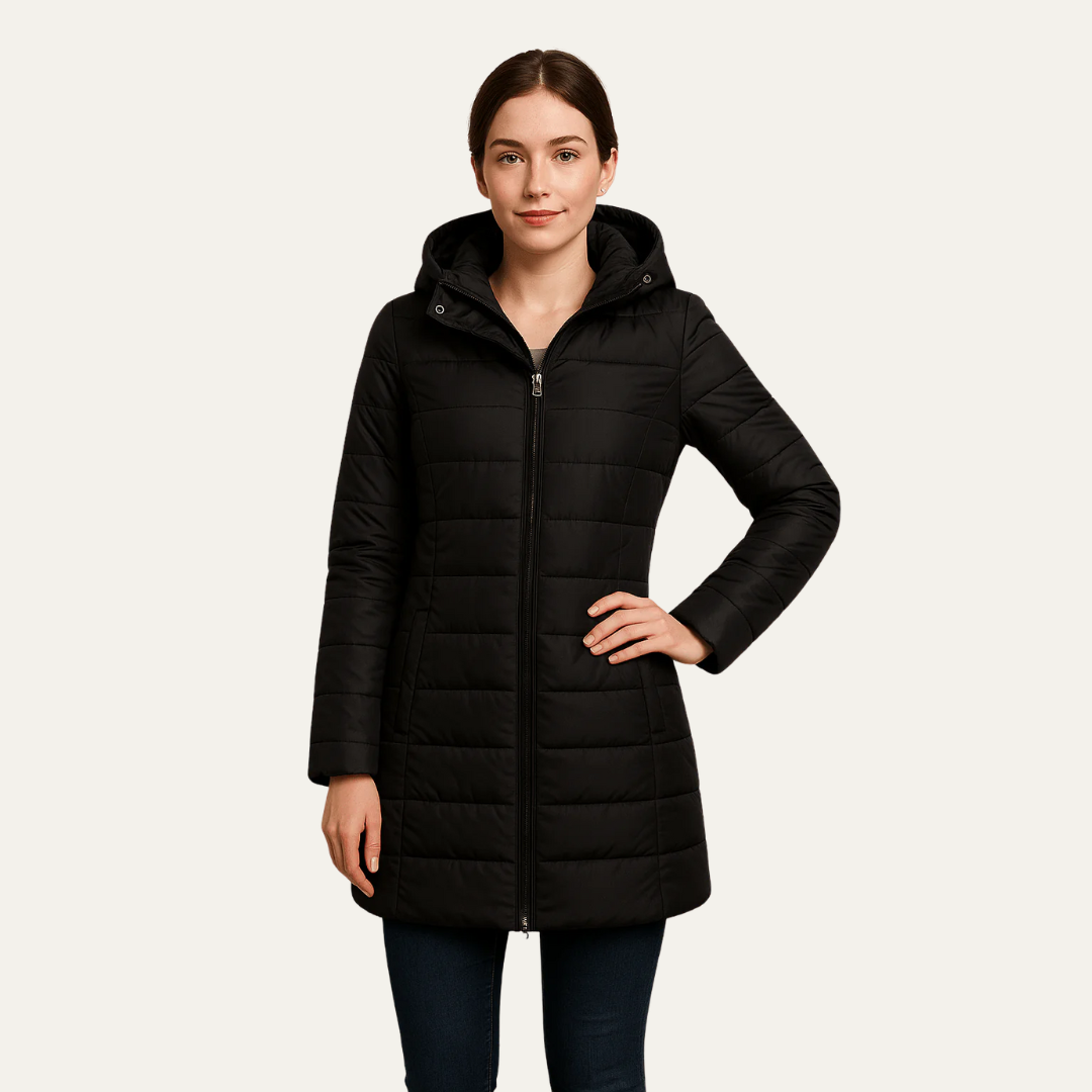Women’s Long Hooded Puffer Coat