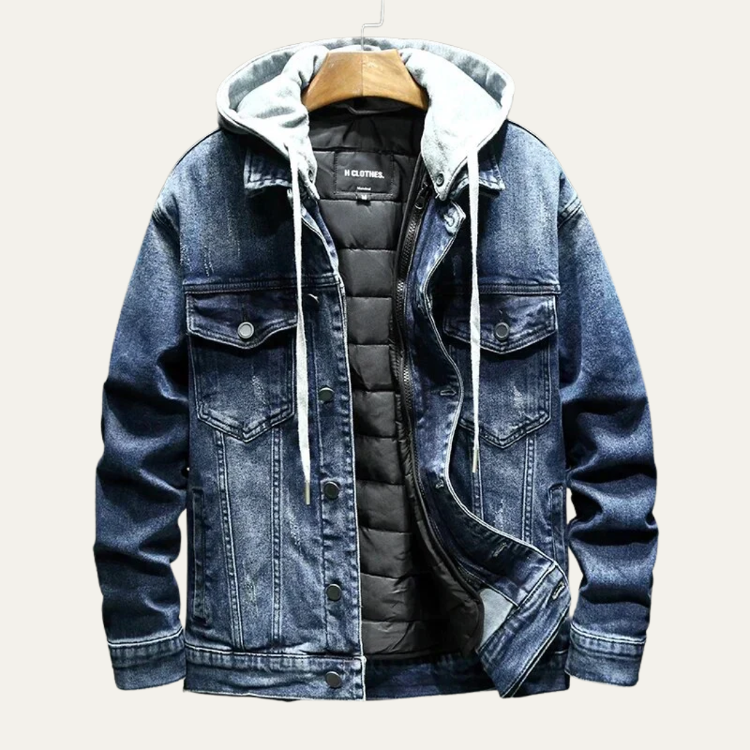 Men’s Distressed Denim Jacket