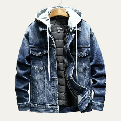 Men’s Distressed Denim Jacket
