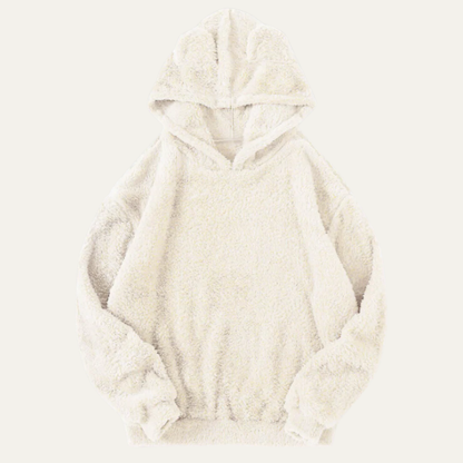Men’s Sherpa Fleece Hoodie With Soft Pullover Design