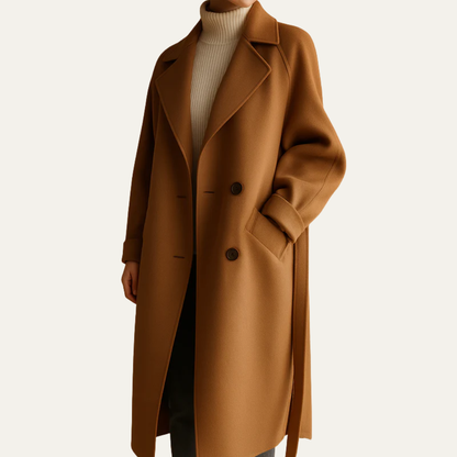 Women’s Oversized Double-Breasted Overcoat