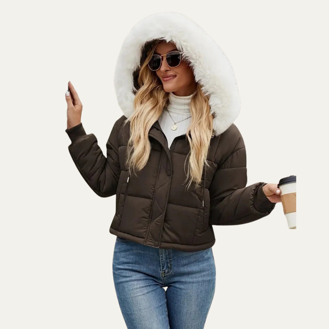Women’s Warm Cropped Puffer Jacket
