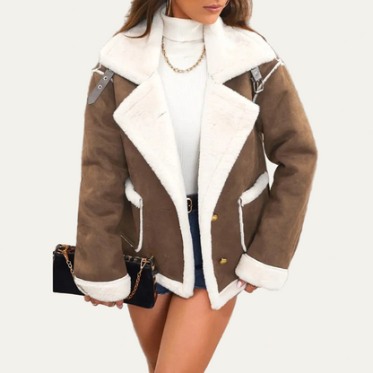 Women’s Cropped Aviator Jacket