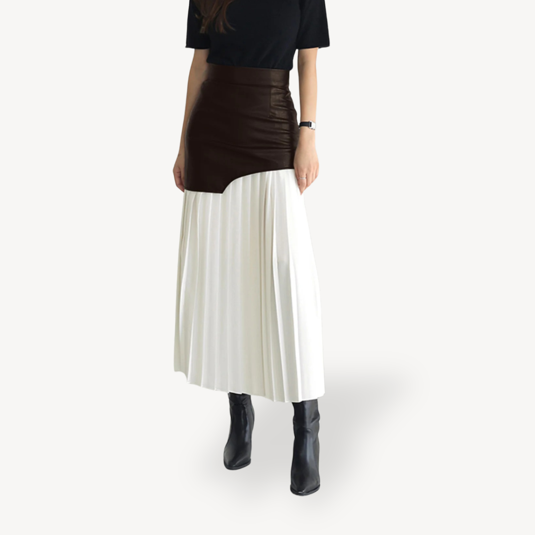 Pleated Midi Skirt for Women