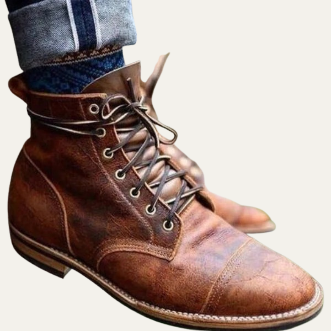 Men’s Heritage Burnished Cap Toe Work Boot