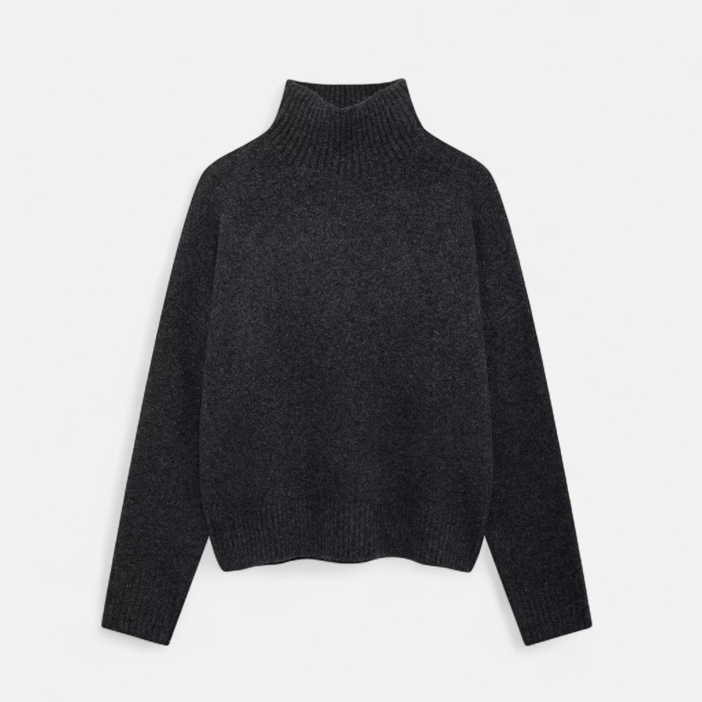 Women's turtleneck sweater - Warm vintage style with timeless elegance