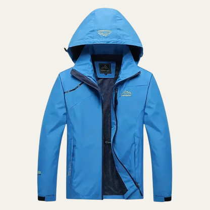 Men’s Waterproof Technical Rain Windbreaker