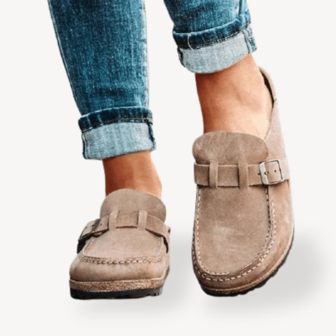 Women's Orthopedic Leather Mules