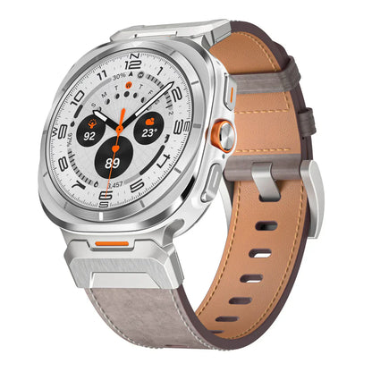 Durable Leather Band for Galaxy Watch Ultra
