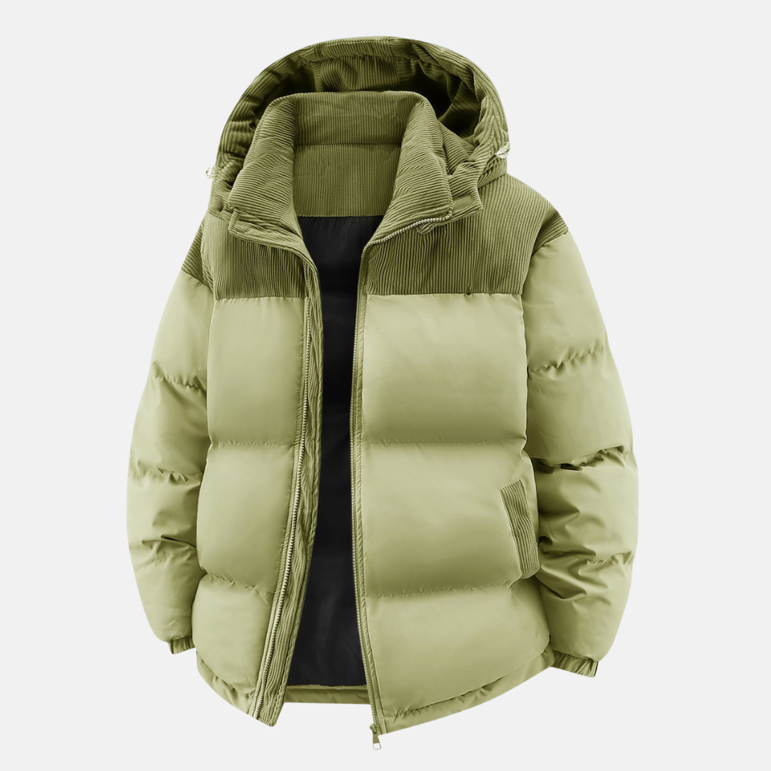 Ivy Puffer Jacket | Quilted Hooded Relaxed Fit Jacket