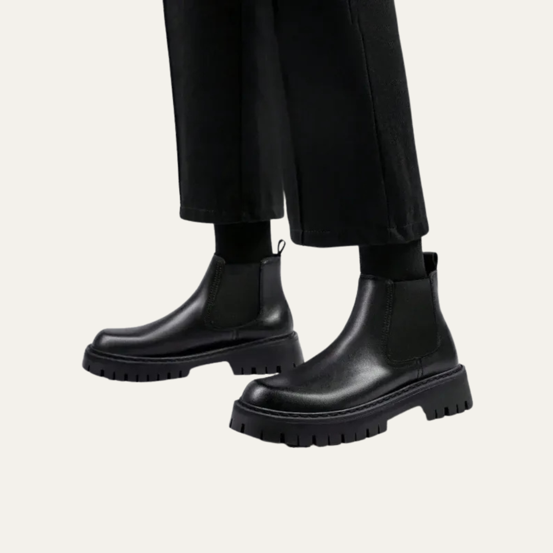 Men’s Casual Chunky Platform Chelsea Boots