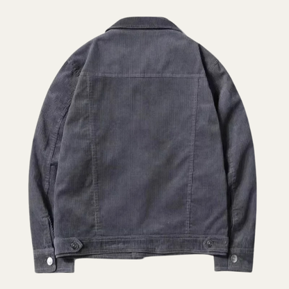 Men’s Corduroy Trucker Jacket with Classic Chest Pockets