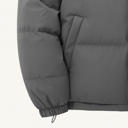 The Hamilton Men's Winter Quilted Puffer Jacket with Hood