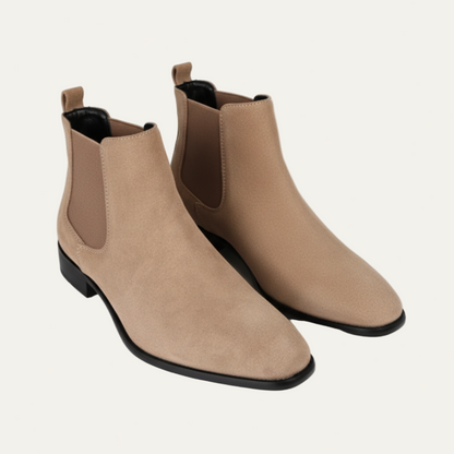 Men’s Classic Suede Mid Ankle Chelsea Boots