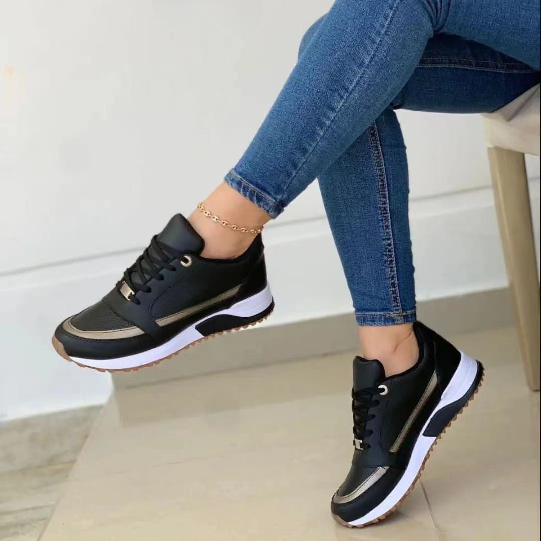 Isla Orthopedic Low-Top Sneakers | Lace-Up Cushioned Sneakers