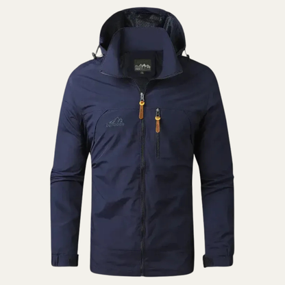 Men’s Technical Hooded Windbreaker Jacket
