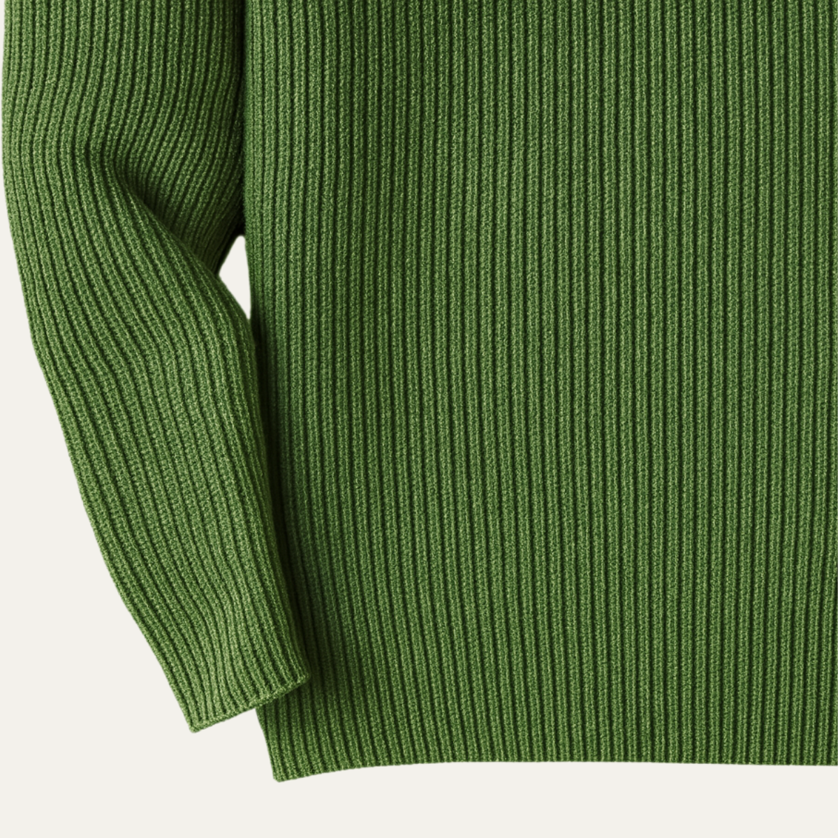 Men’s Ribbed Knit Crewneck Sweater