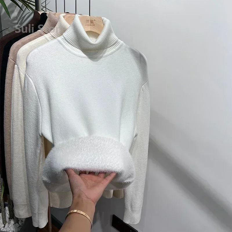 Cozy Women's Warm Winter Turtleneck Sweater