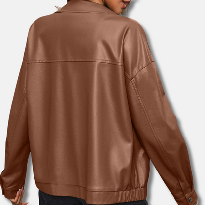 Bianca Bomber Jacket | Relaxed Fit Cropped Jacket