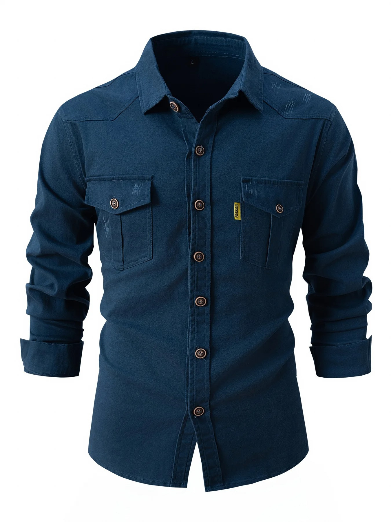 Classic Fit Mens Long Sleeve Button Down Shirt