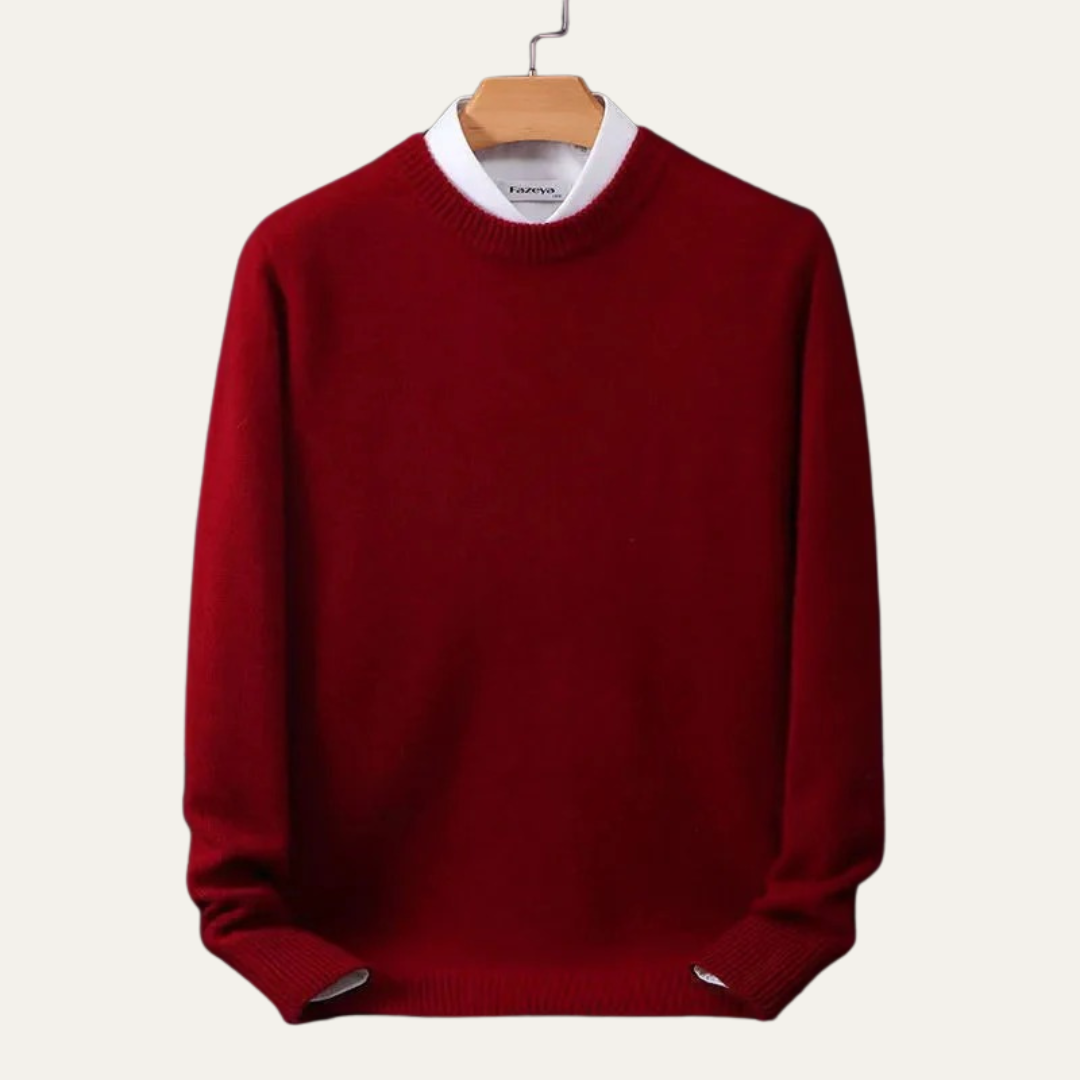 Men’s Classic Round Knit Sweater