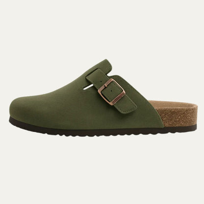 The Amalfi Green Suede Moccasin Slipper for Men — Relaxed Old Money Style