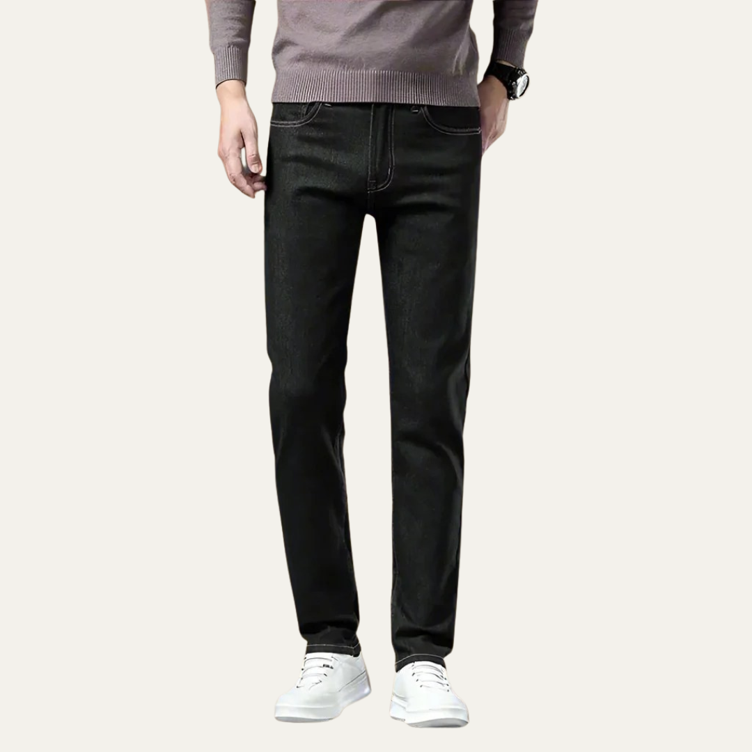 Men’s Classic Stretch Straight Fit Denim Jeans