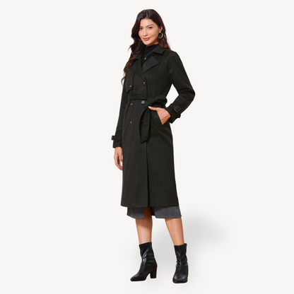 Double-Breasted Trench Coat for Women