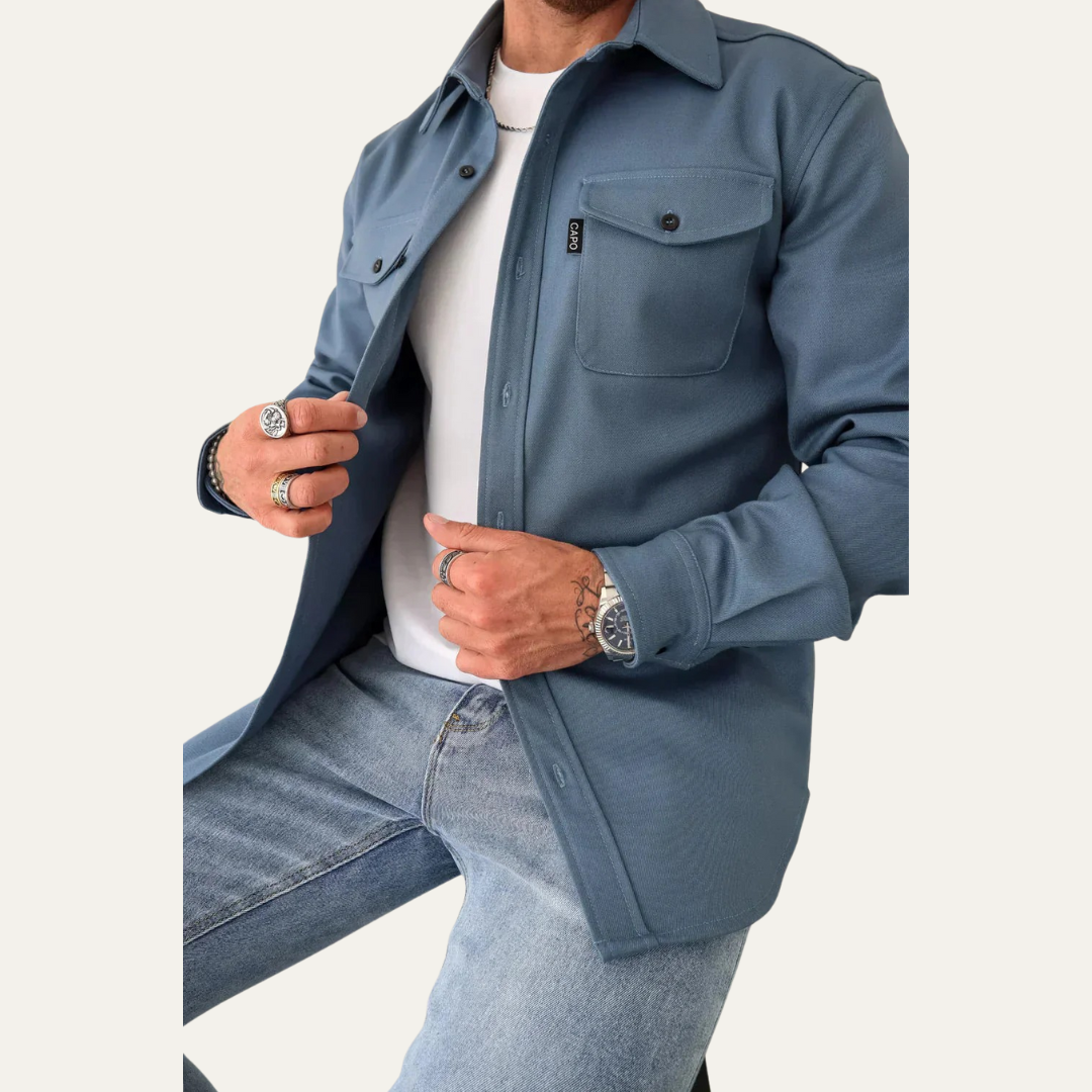 Men’s Military-Inspired Shacket