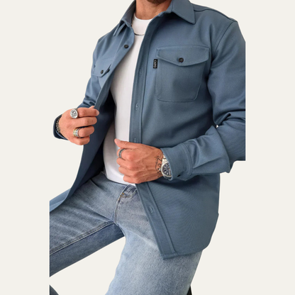 Men’s Military-Inspired Shacket