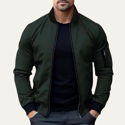 Men’s Classic Full Zipped Bomber Jacket