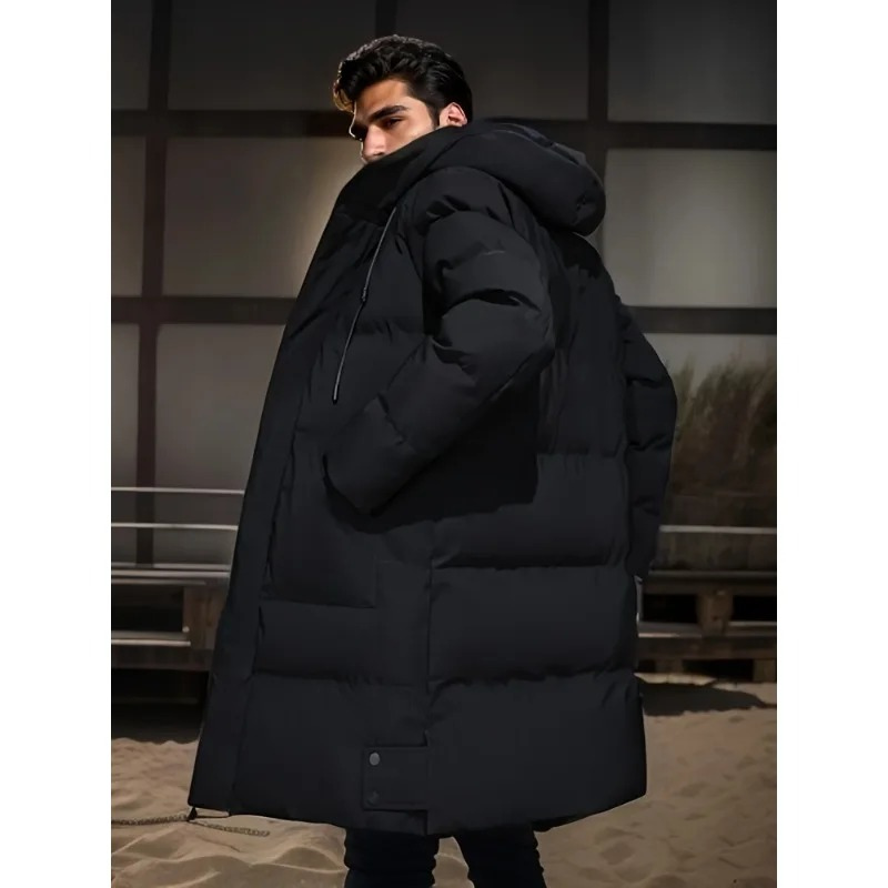Warm Waterproof Men's Puffer Parka Coat