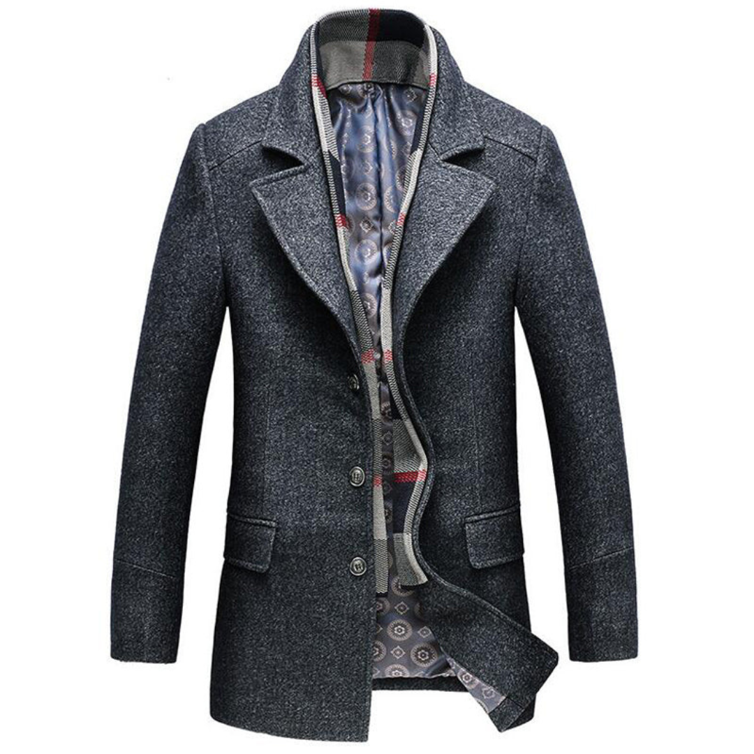 Men’s Classic Three Button Overcoat