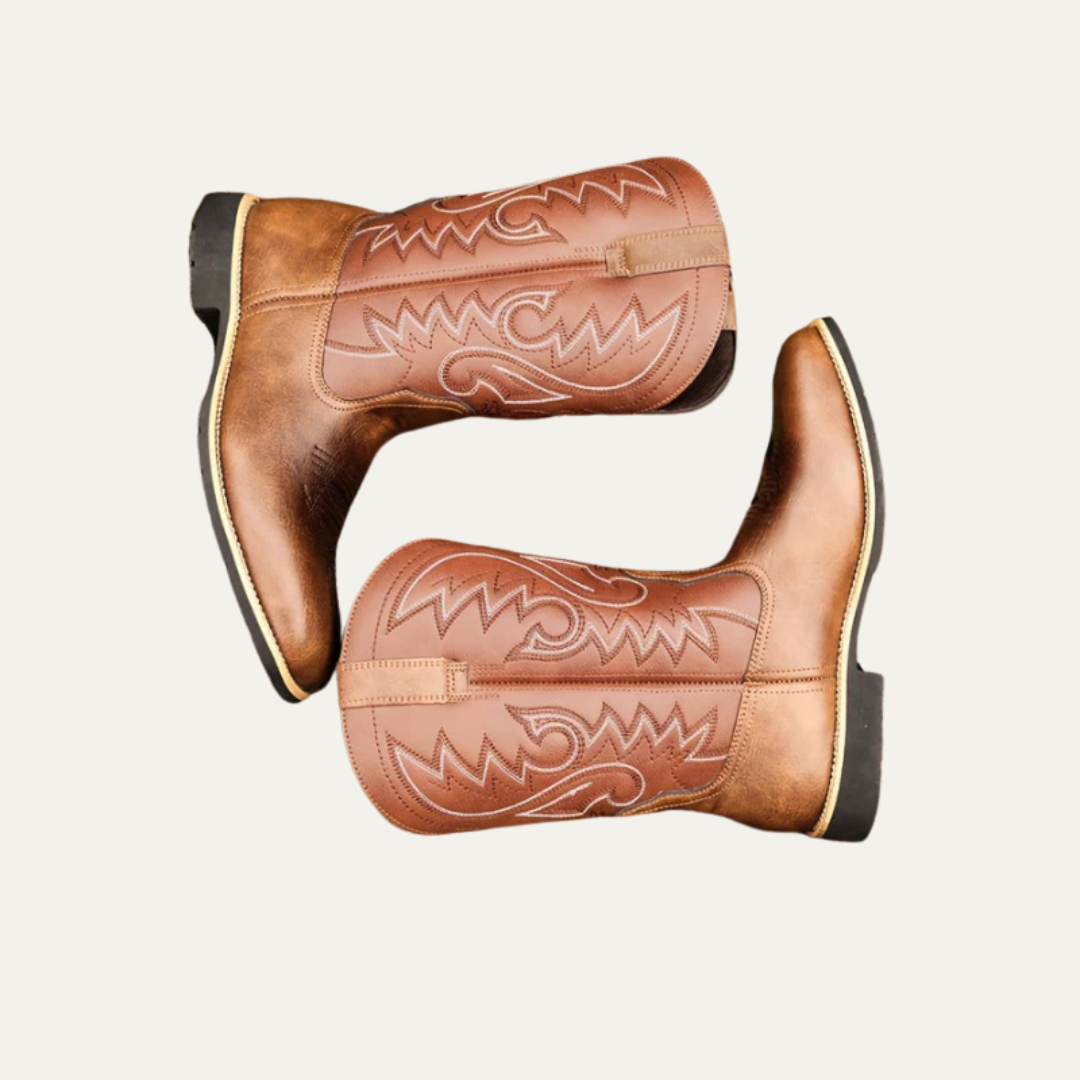 Men’s Embroidered Tall Western Cowboy Boots