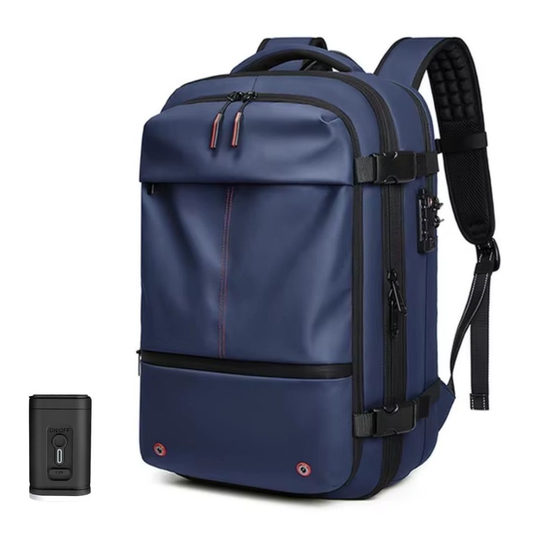 Compact Travel Compression Backpack With Air Valve