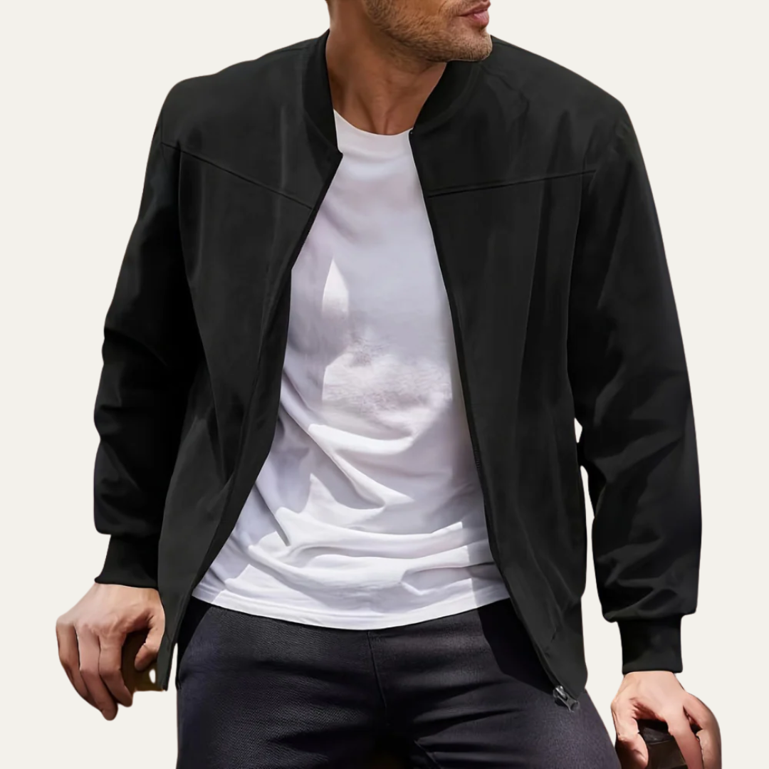 Men’s Lightweight Seam Detail Bomber Jacket