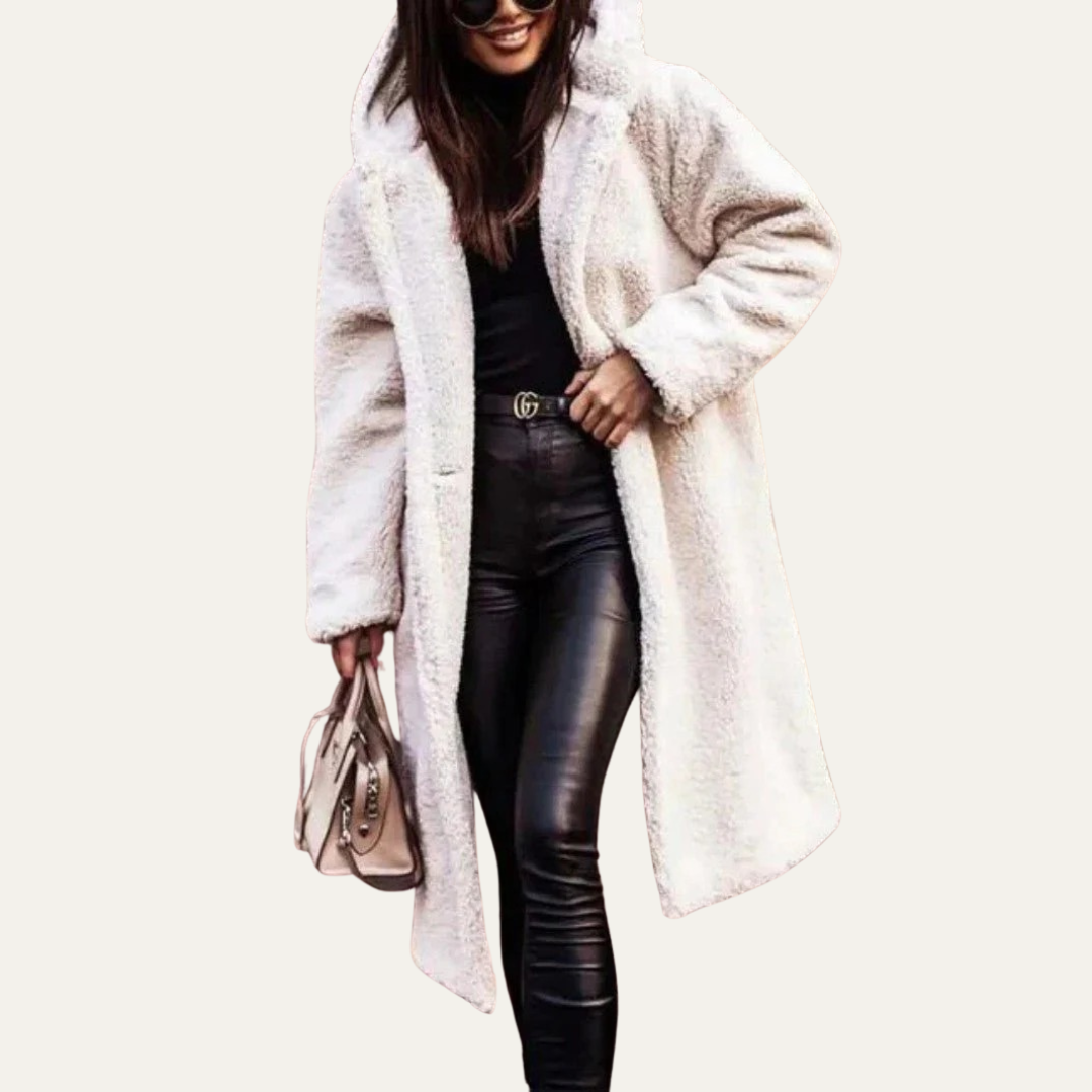Women’s Oversized Long Teddy Coat