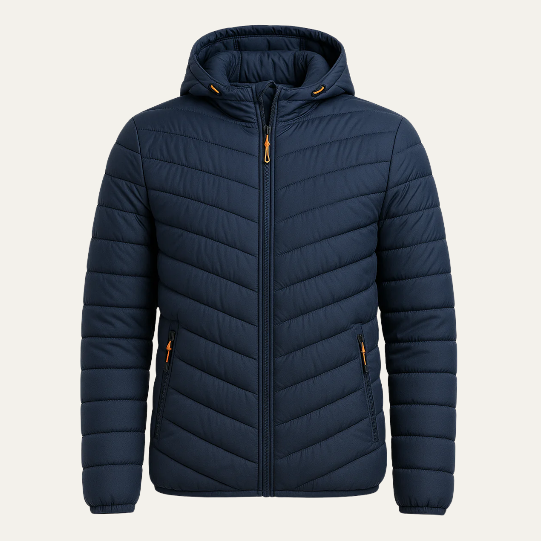 Men’s Lightweight Hooded Puffer Jacket